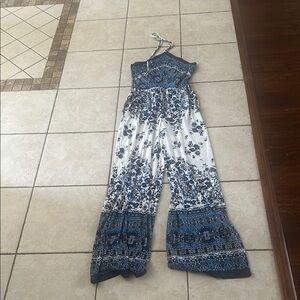 VENUS Blue and White Jumpsuit Collection